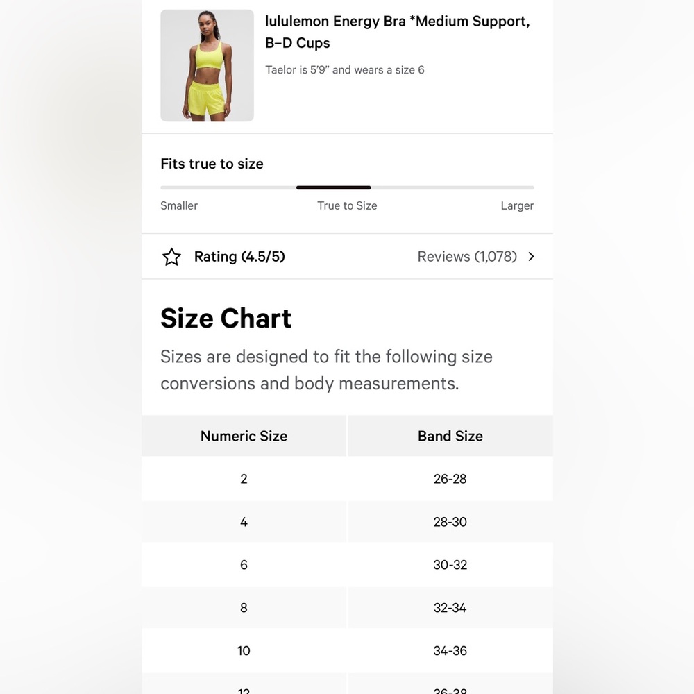 Lululemon Energy Bra Medium Support, B–D Cups sports bra size 4 NWT sour grape - Picture 3 of 7